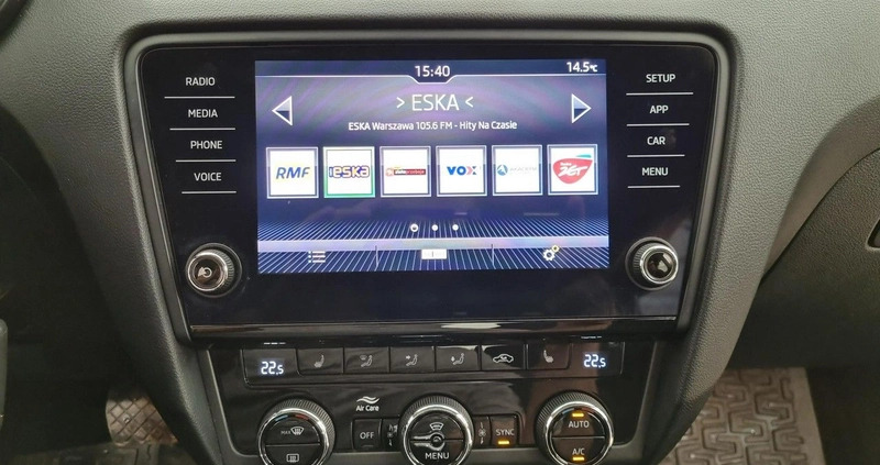 Skoda Octavia cena 55900 przebieg: 181638, rok produkcji 2018 z Tuczno małe 301
